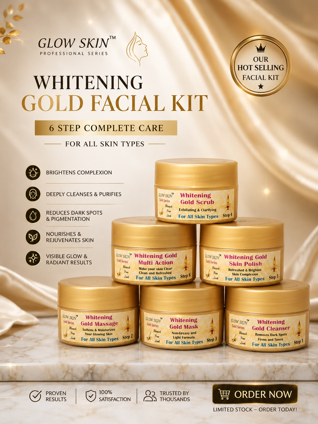 Glow Skin 24k Gold Facial kit