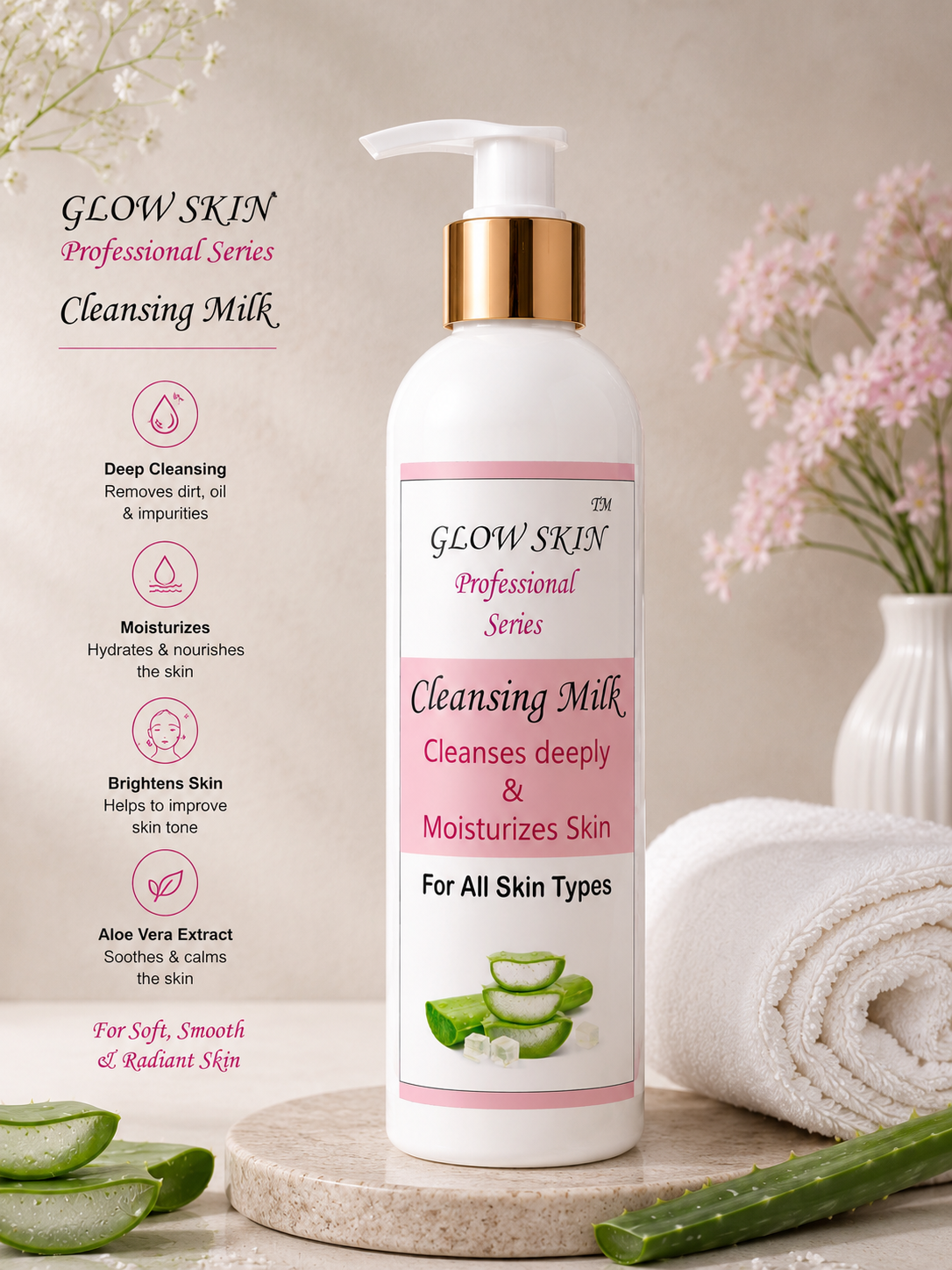 Glow Skin Cleansing Milk